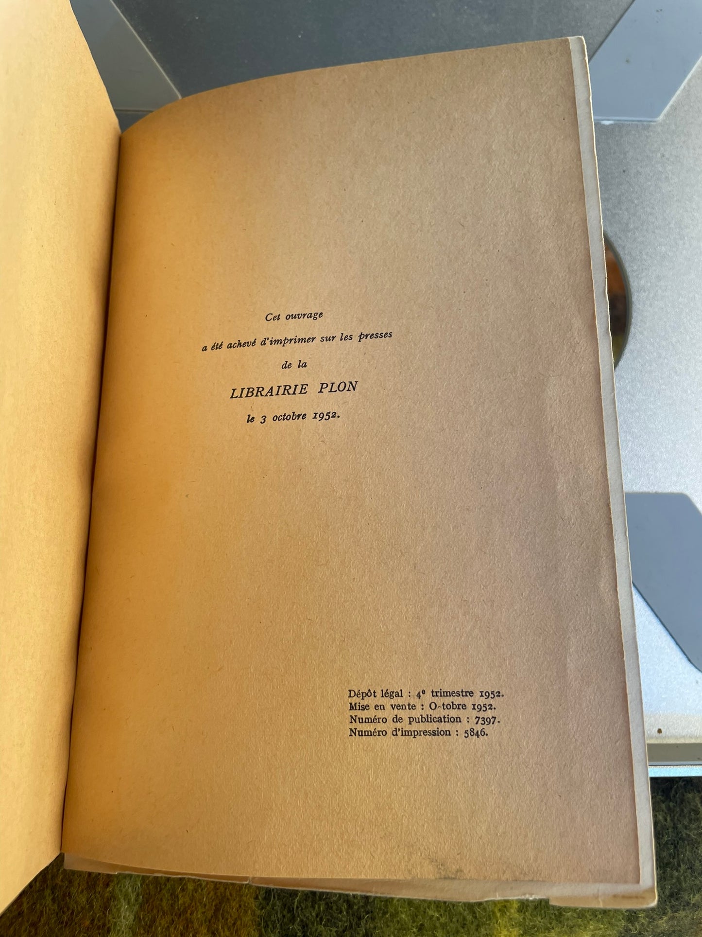 Heliopolis — Ernst Jünger - Librairie Plon, Paris, 1952