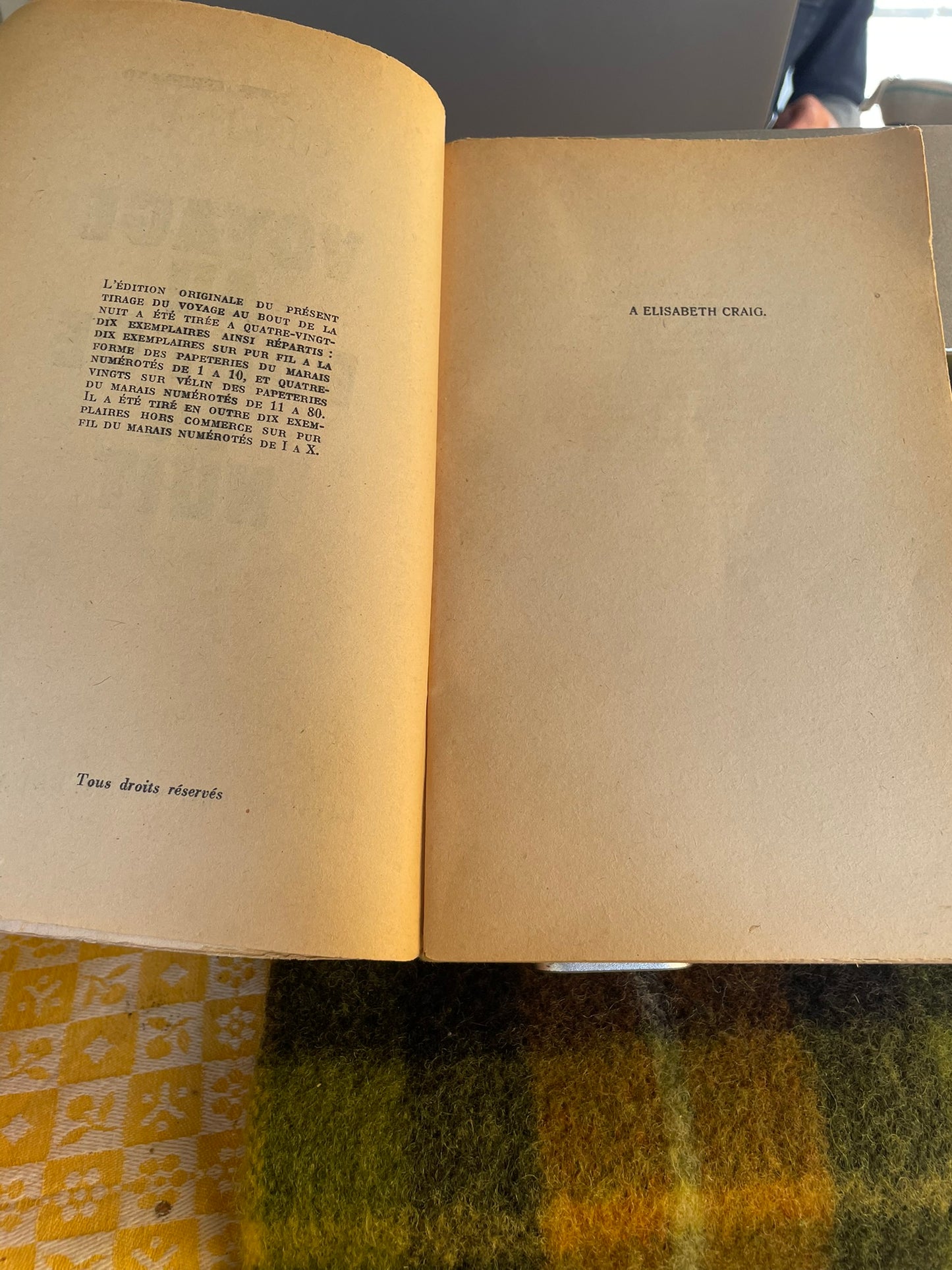 Voyage au bout de la nuit – Louis-Ferdinand Céline – Tirage spécial Froissart Bruxelles (1949)