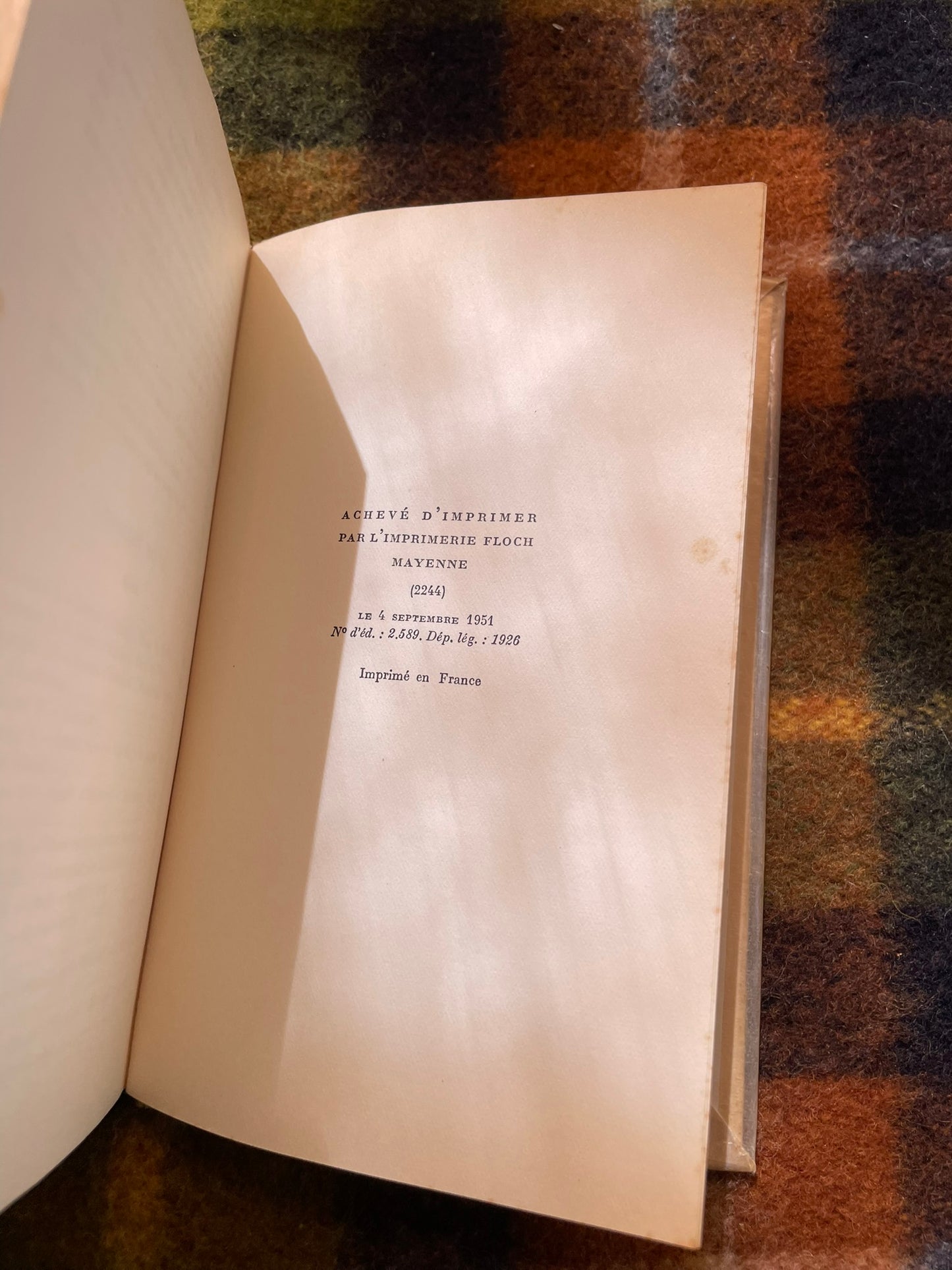 Les Faux-Monnayeurs – André Gide – Édition numéroté sur Alfa (1951)
