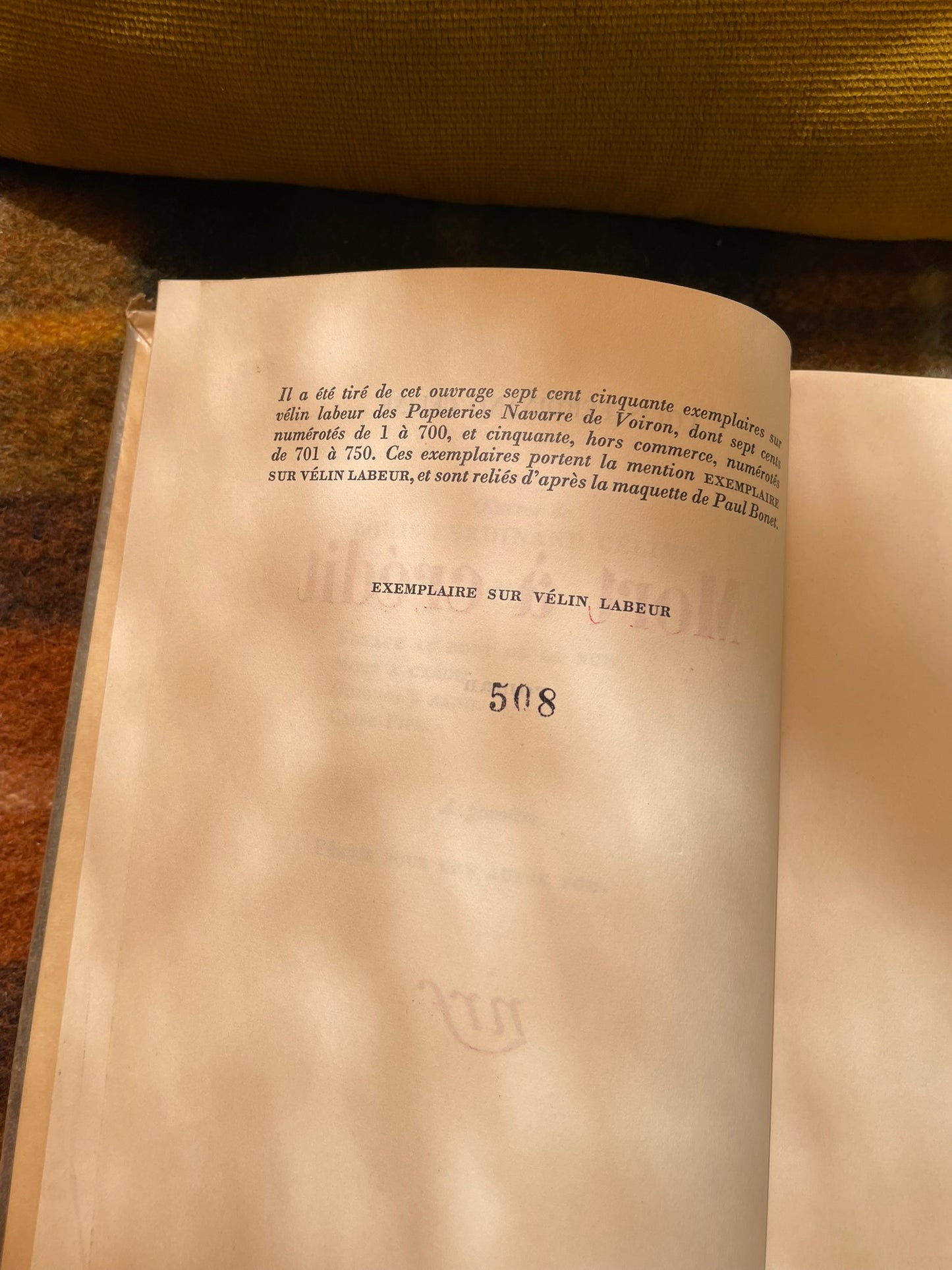 Mort à crédit – Louis-Ferdinand Céline – Édition originale sur vélin labeur (1952)